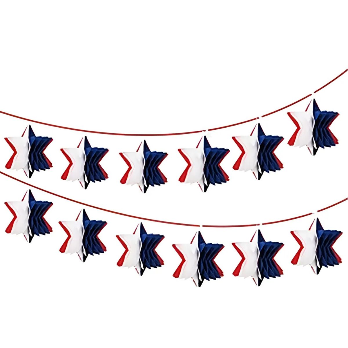 GENERICO - Guirnaldas Adorno Decoracion Fiestas Patrias Chile Estrella