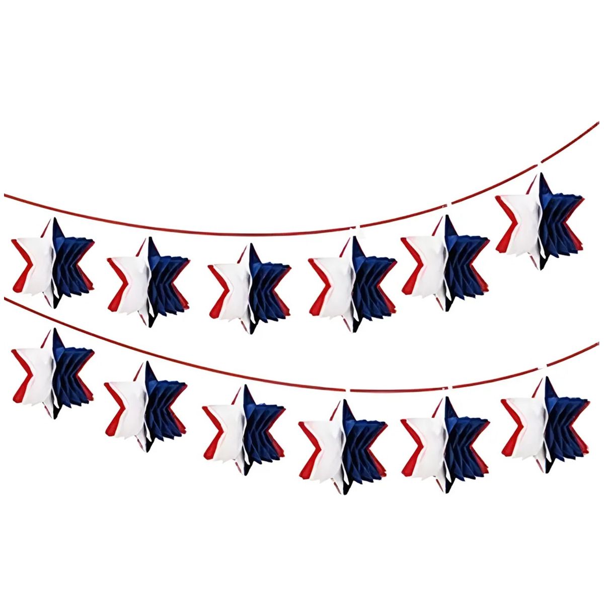 GENERICO - Guirnaldas Adorno Decoracion Fiestas Patrias Chile Estrella