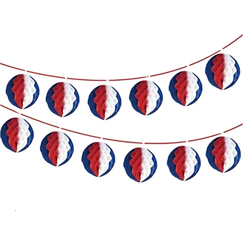 GENERICO - Guirnaldas Adorno Decoracion Fiestas Patrias Chile Esfera