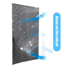 GENERICO - Cortina De Puerta Con Aislamiento Térmico Magnético De Tela 120x210cm