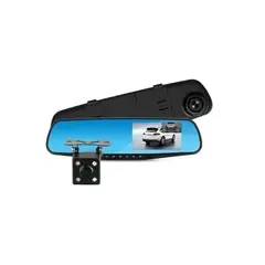 GENERICO - Espejo Carro Retrovisor Dvr Cámara D Reversa 4.3