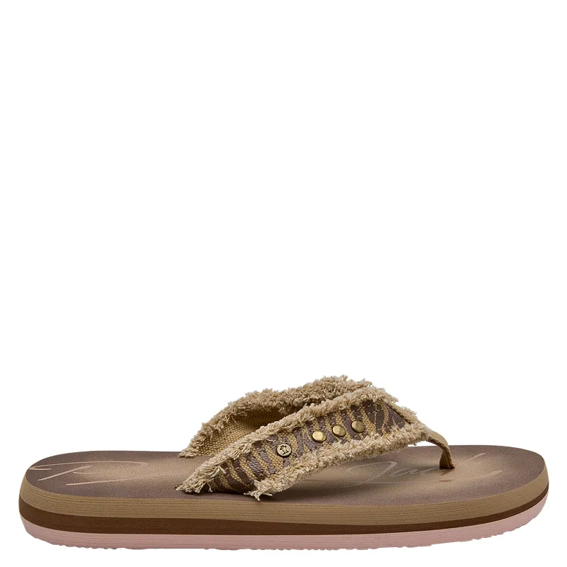 PANAMA JACK - Sandalia Mujer Casual Marrón claro Panama Jack