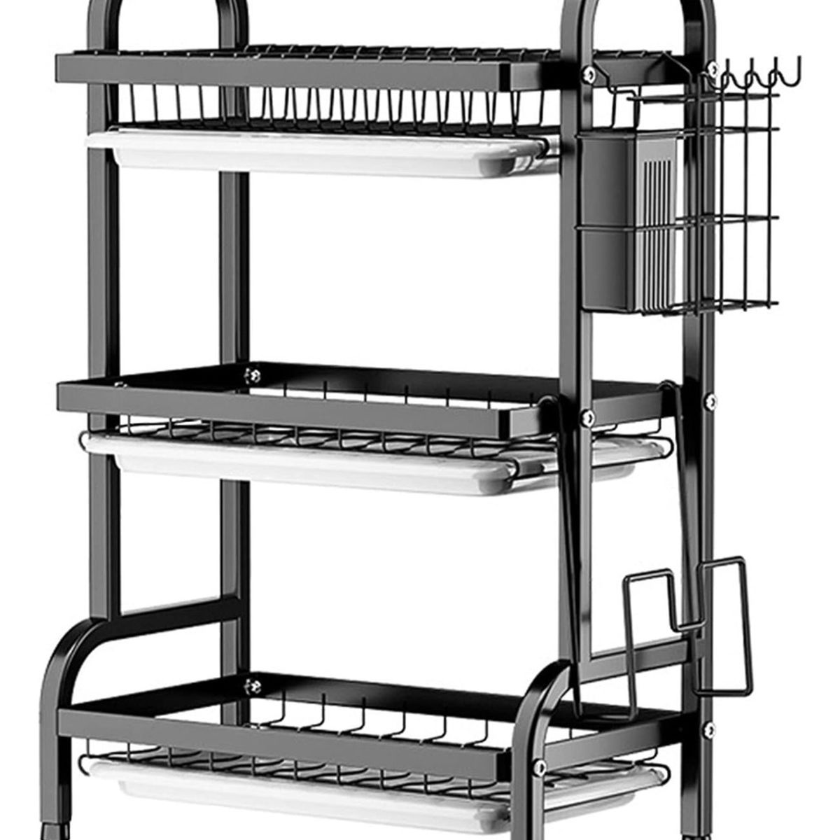 GENERICO - Escurridor De Loza Platos De Acero Inoxidable De 3 Niveles