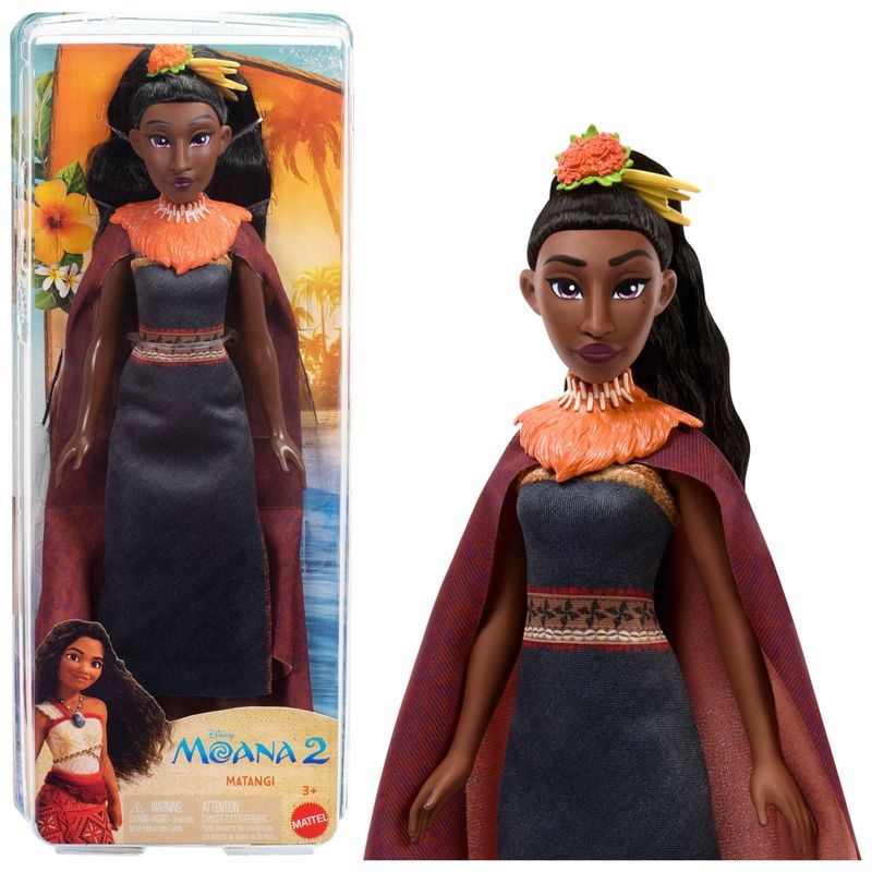 MATTEL - Muñeca Matangi Disney Moana 2 accesorios - Mattel