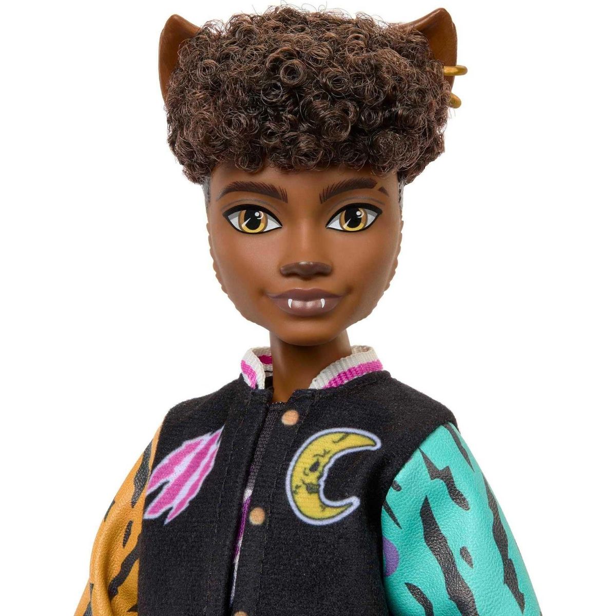 MONSTER HIGH - Muñeca Clawd Wolf Monster High mascota bulldog - Elegante y