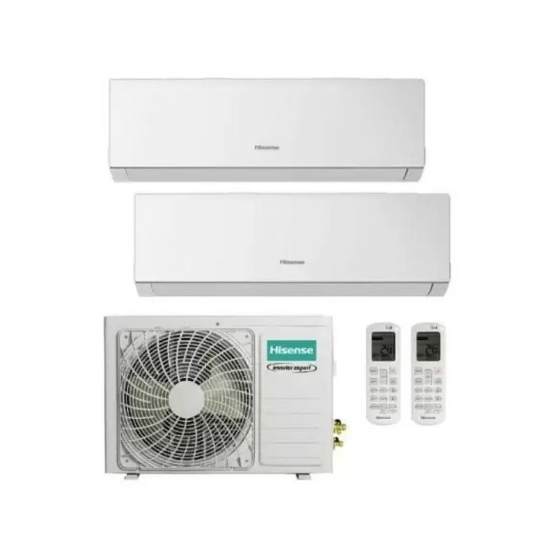 HISENSE - Aire Acondicionado Hisense 9+9 Blanco Multisplit