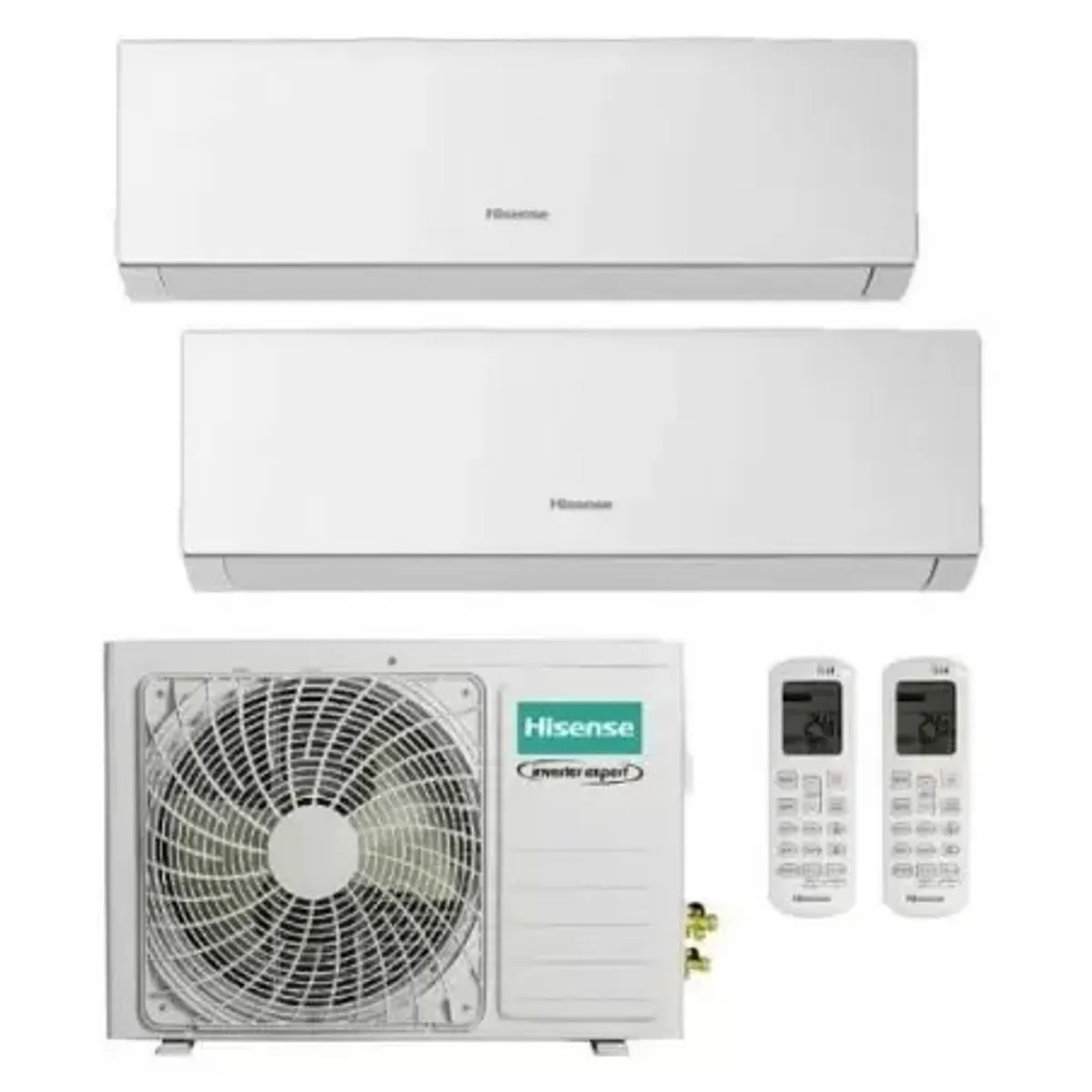 HISENSE - Aire Acondicionado Hisense 9+9 Blanco Multisplit