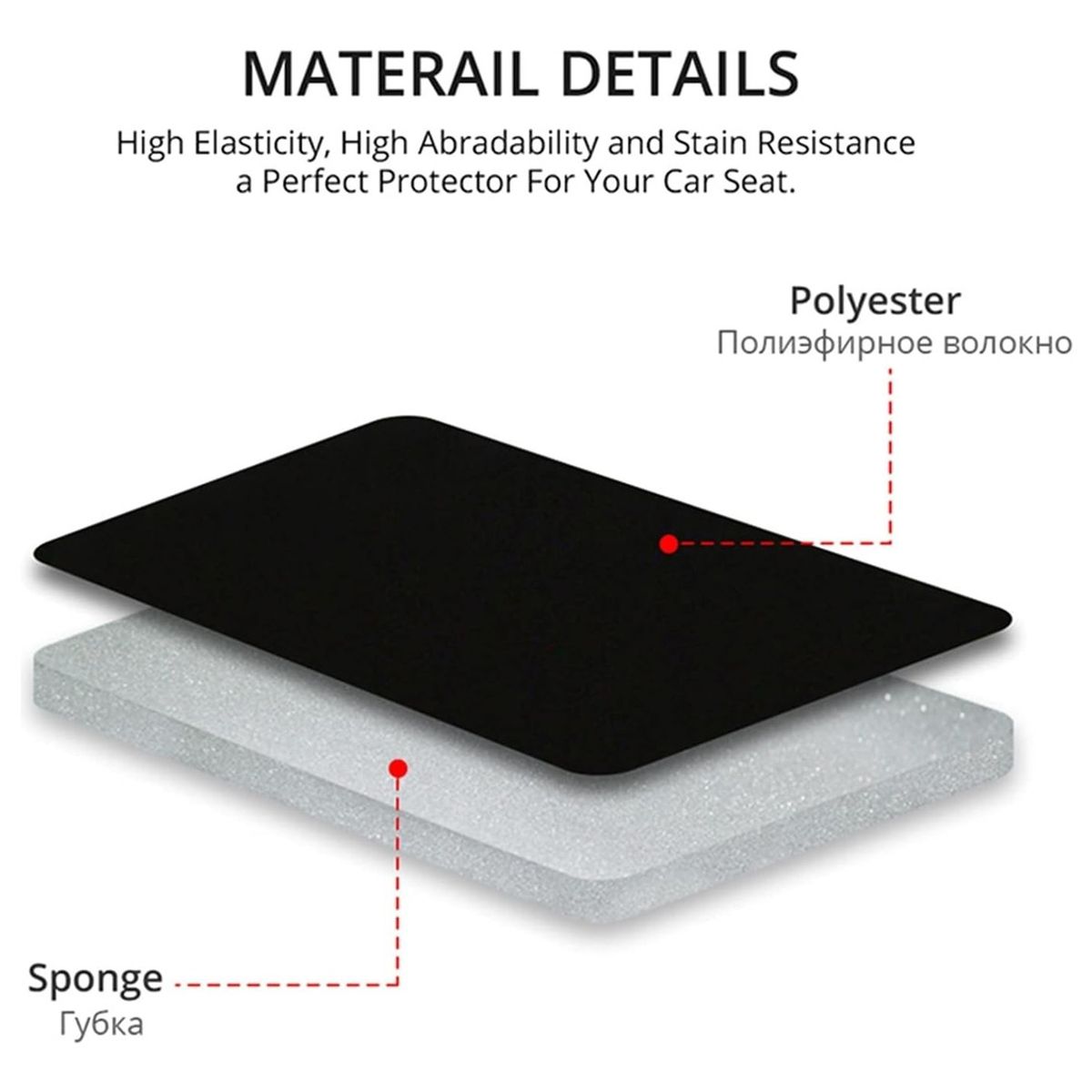GENERICO - Fundas Para Asientos De Auto Ligera Universal 5 Asientos