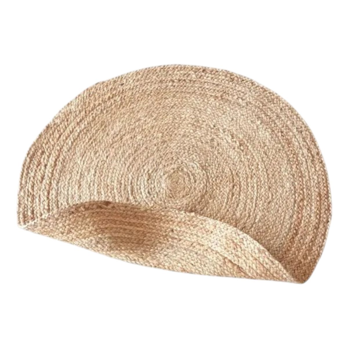 GENERICO - Alfombra Redonda de Yute Natural 150 cm  Estilo Boho & Eco