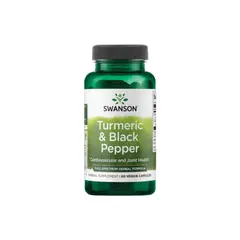 SWANSON - Turmeric Black Pepper Cúrcuma Y Pimienta Negra 60 caps