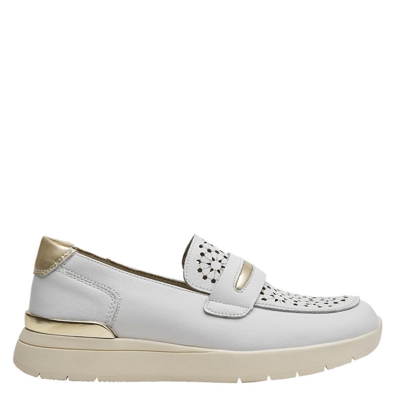 16 HRS - Mocasín Mujer Casual Blanco 16 Hrs