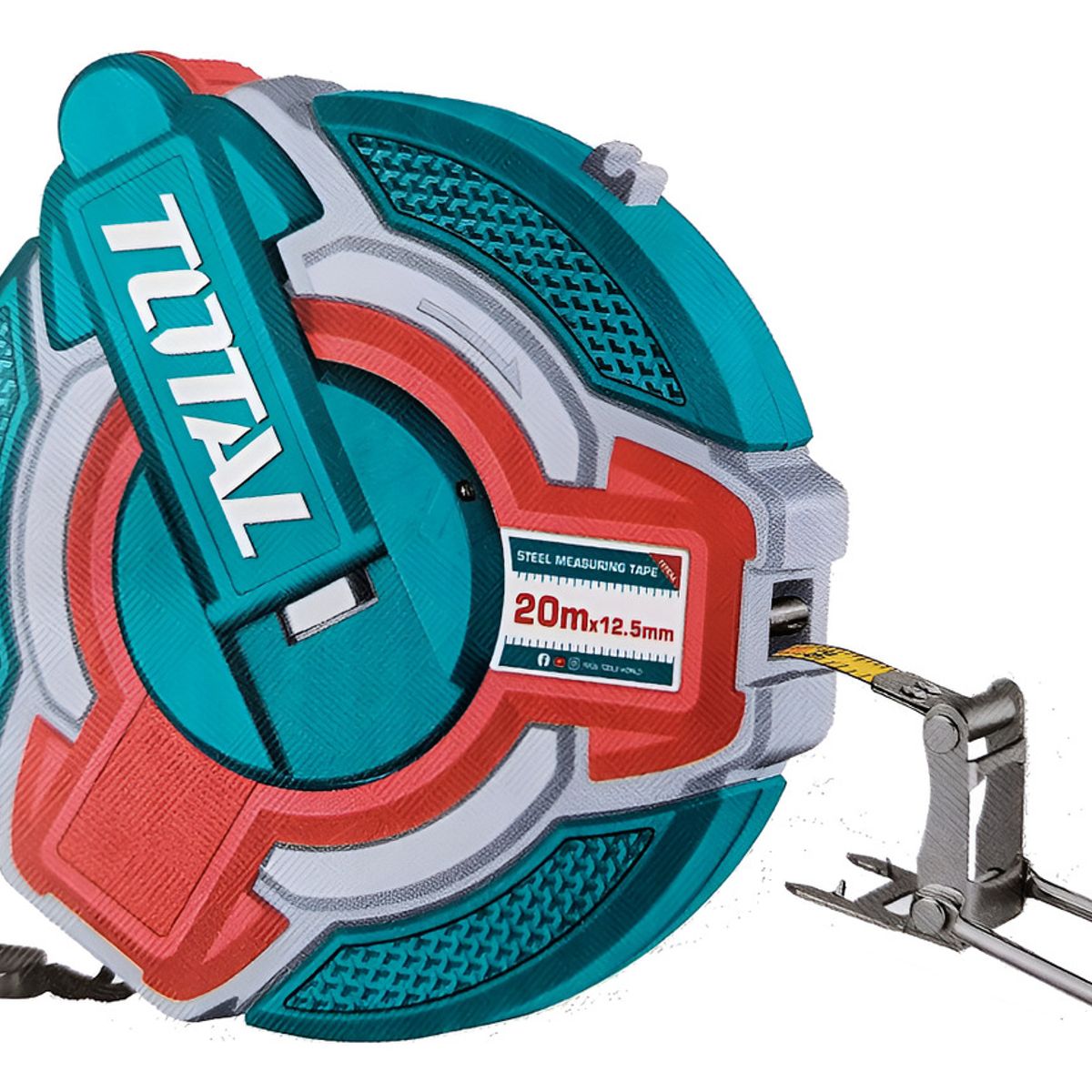 TOTAL - Huincha Medir 20 Metros 125 Mm Metalica Total