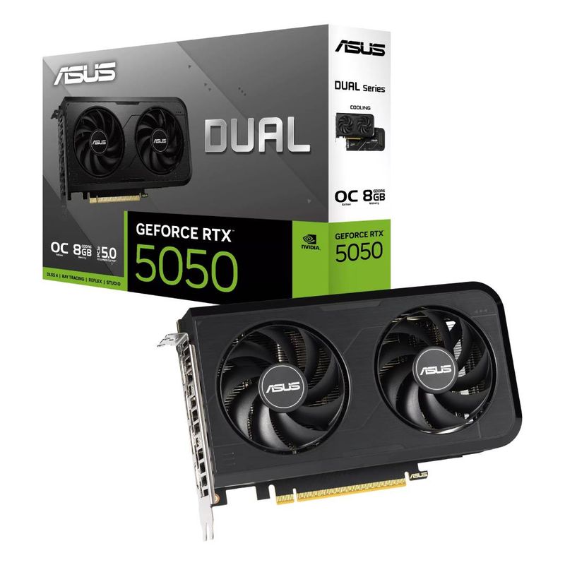 ASUS - Tarjeta de Video ASUS Dual RTX 5050 OC GDDR6 8G