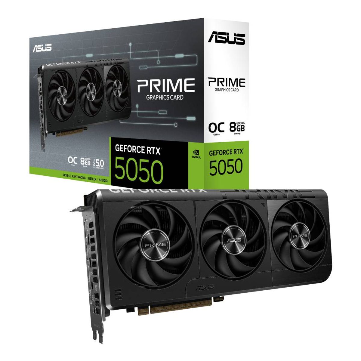 ASUS - Tarjeta de Video ASUS Prime RTX 5050 OC GDDR6 8GB