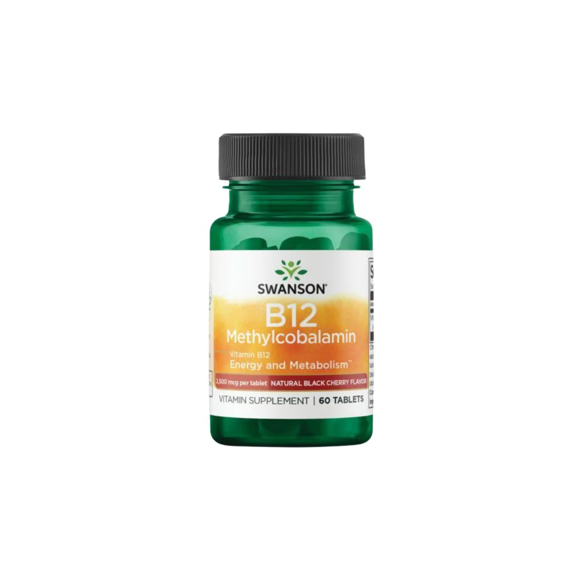 SWANSON - Vitamin B12 Methylcobalamin Swanson Natural Cherry 2.500 mcg 60