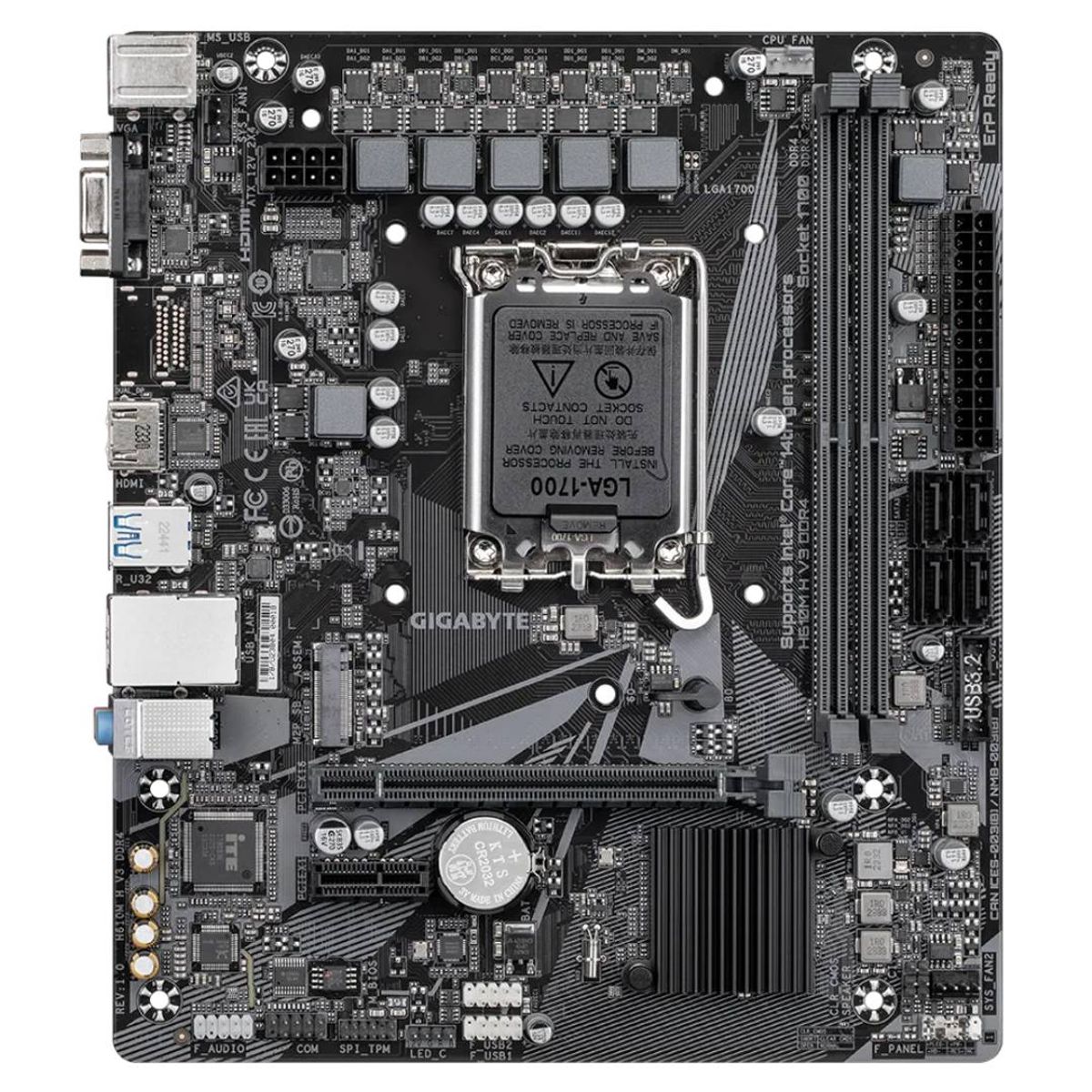 GIGABYTE - Placa Madre Gigabyte H610M H V3 DDR4, LGA1700, mATX