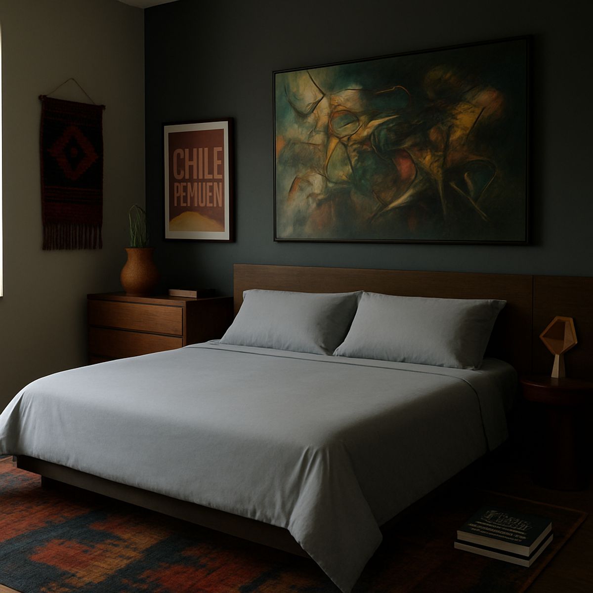 ARMONIA - Ropa de cama Gris Super king 144 hebras Liso