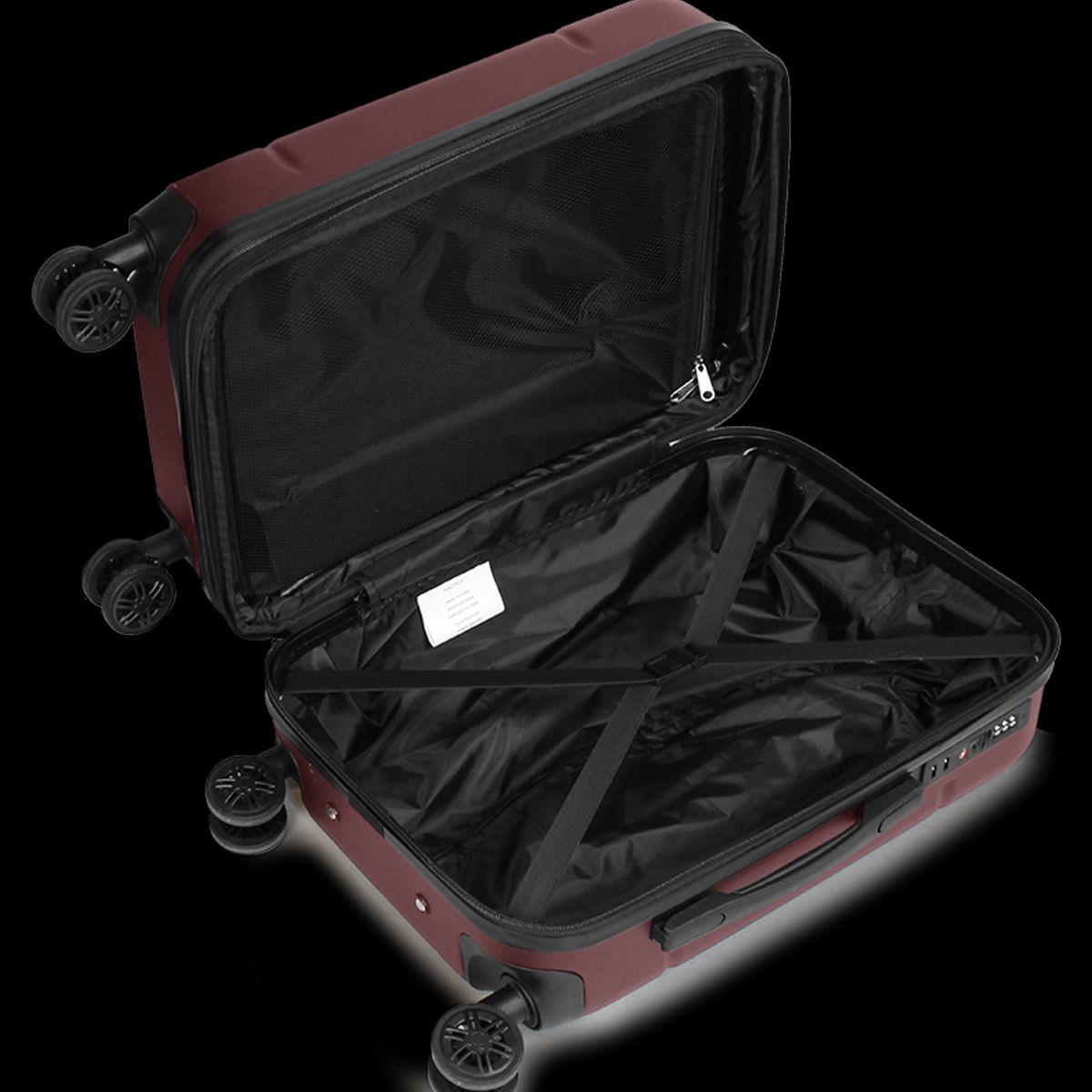 NAUTICA - Maleta cabina Amsterdam S 10kg burdeo Nautica