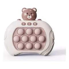 GIOIO - Juego de burbujas de empuje rápido diseño oso
