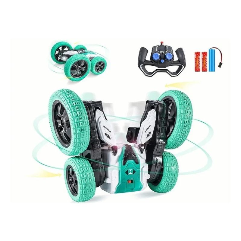 GIOIO - Coche De 4wd 24ghz Acrobacia Con Luz Y Música  Para Niños