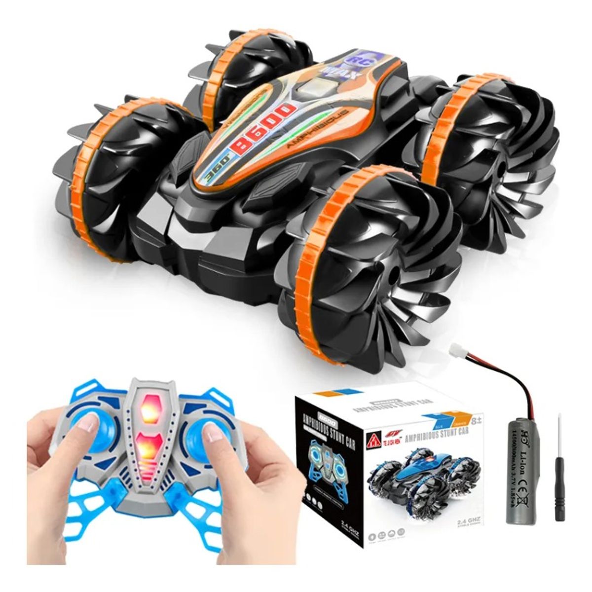 GIOIO - Anfibio a control remoto ZLL Double Side Flip B600 Cars 128