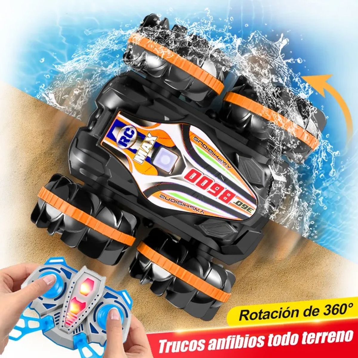 GIOIO - Anfibio a control remoto ZLL Double Side Flip B600 Cars 128