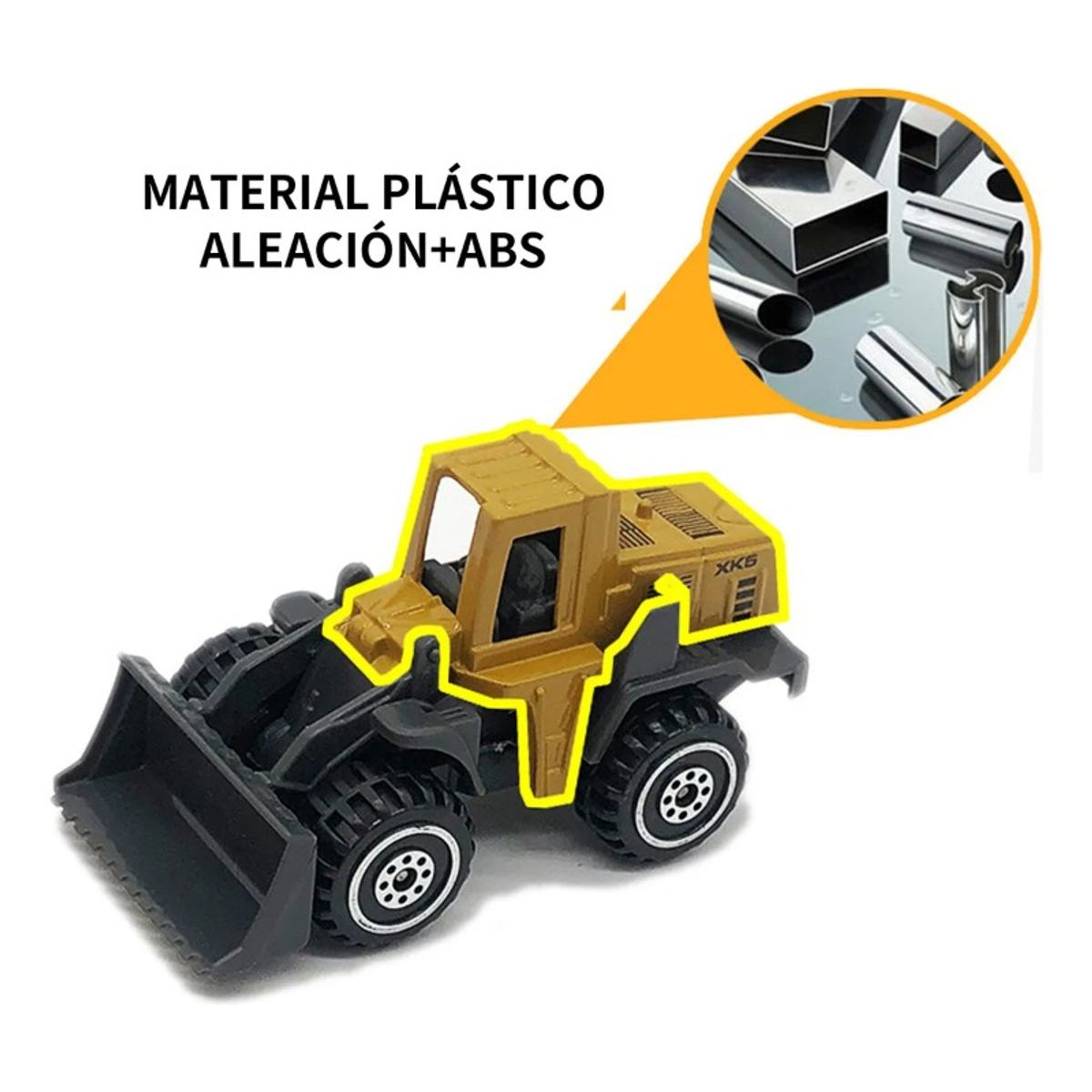 GIOIO - Coches De Fricción Juguetes De Cars Para Niños Pack 6 Autos Toys