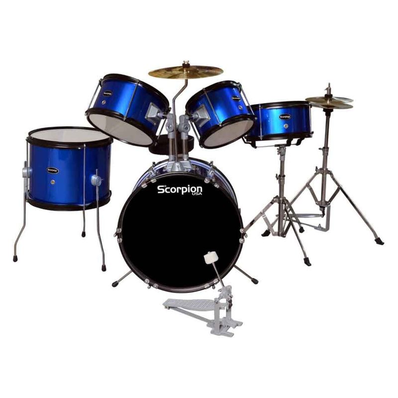SCORPION - BATERIA JUNIOR 5PCS- AZUL