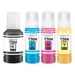 GENERICO - Pack De Tinta T504 L4150 L4160 L4260 L6171 L6161 Colores