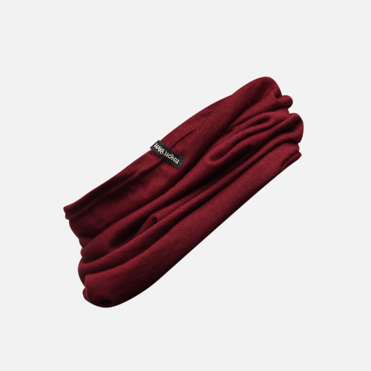 HAKA HONU - Bandana Puelche Merino Wool Burdeo Haka Honu
