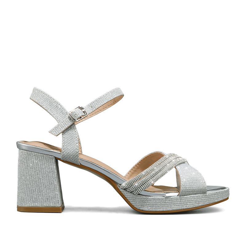 WEIDE - Sandalia Taco De Moda Con Pedrería Mujer Weide You536