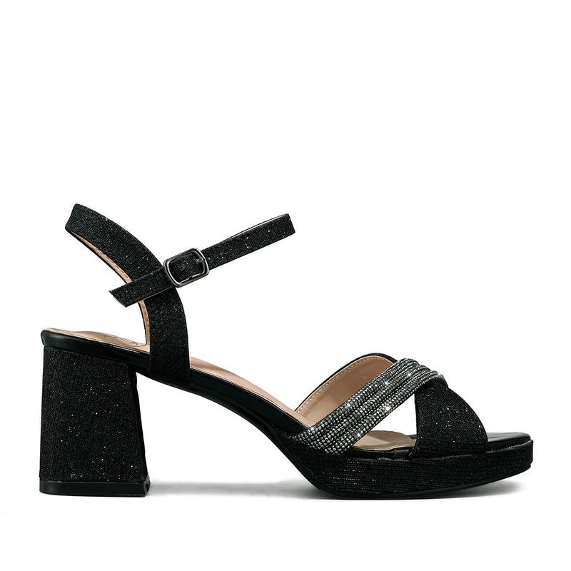 WEIDE - Sandalia Taco De Moda Con Pedrería Mujer Weide You536