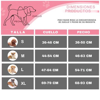 Imagen 2 del producto Set Arnes Correa Collar porta gps + Regalo - Rosa - M