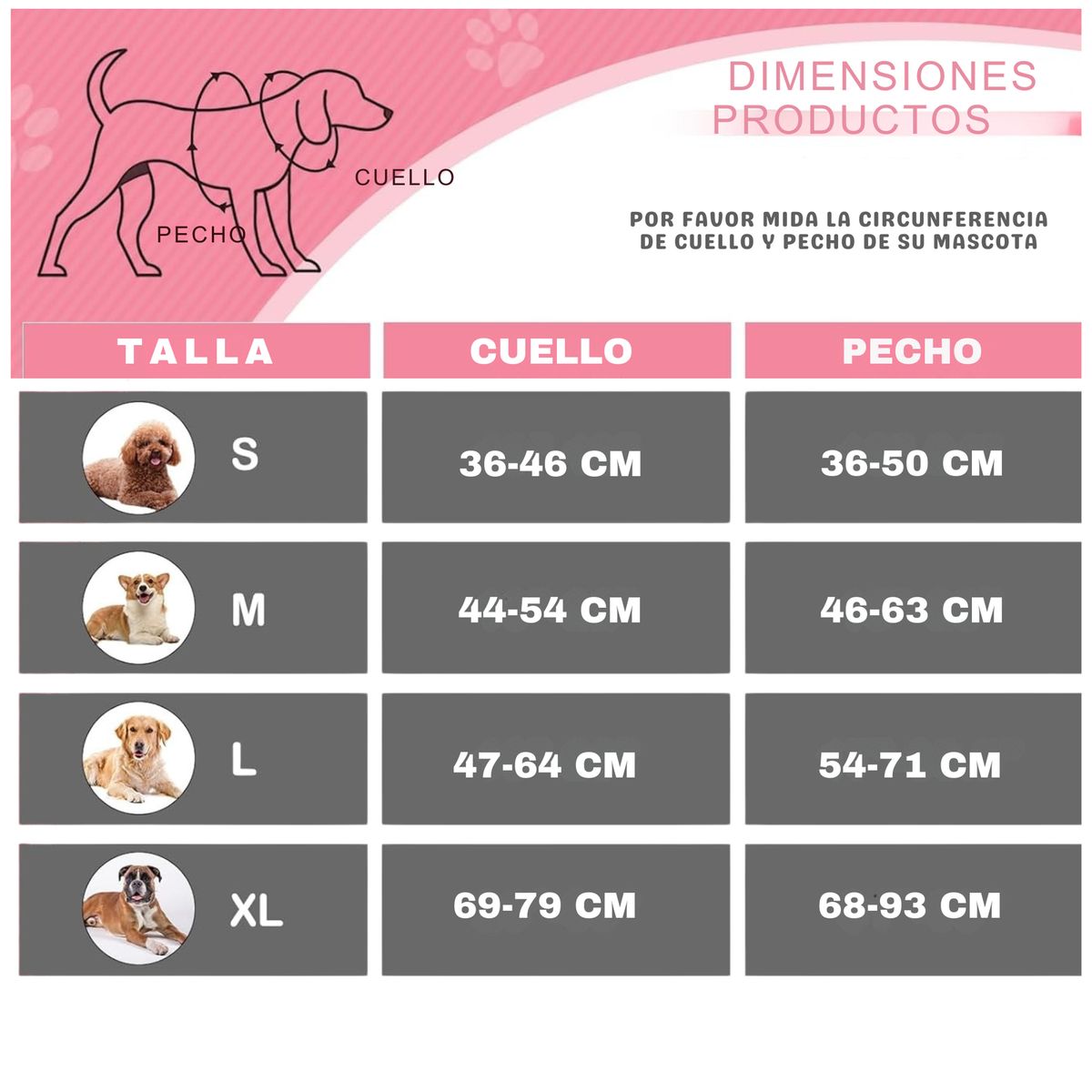 YEP S - Set Arnes Correa Collar porta gps + Regalo - Rosa - XL