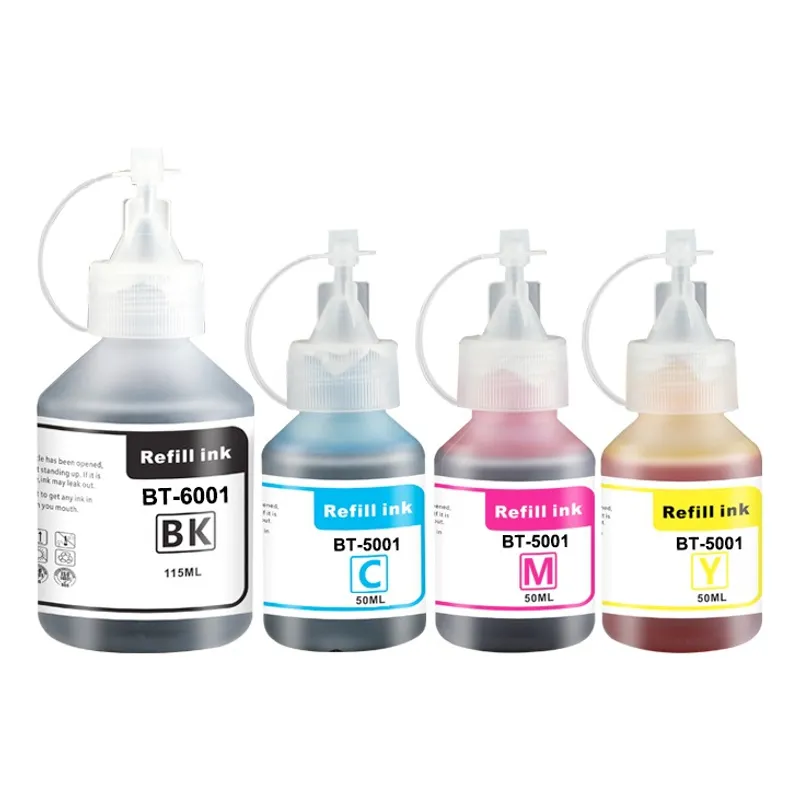 GENERICO - Pack Tinta Alternativa Para Brother T500w T300 Bt6001 Bt5001