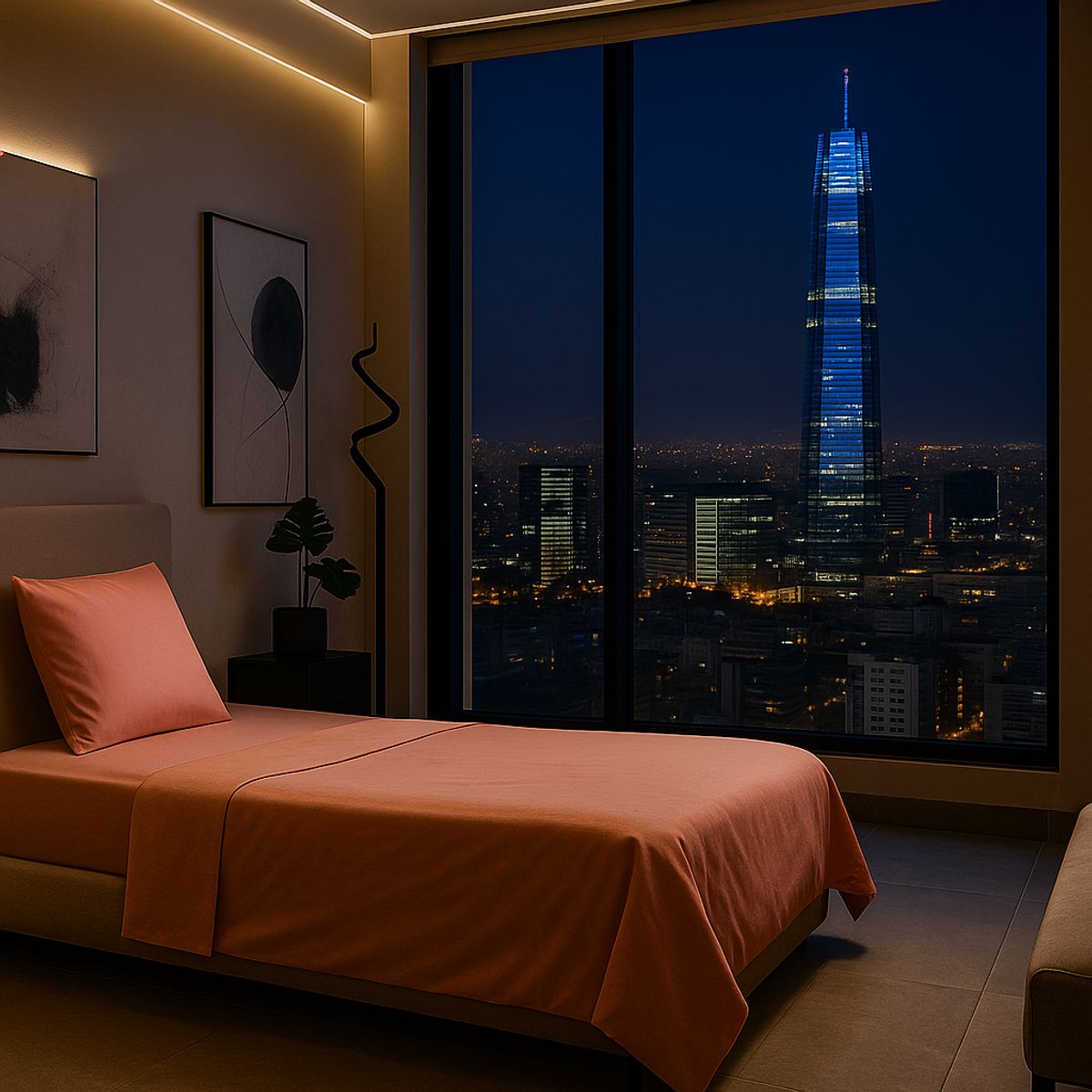 ARMONIA - Ropa de Cama Signature 800 Hilos Rosado Plaza y Media Premium