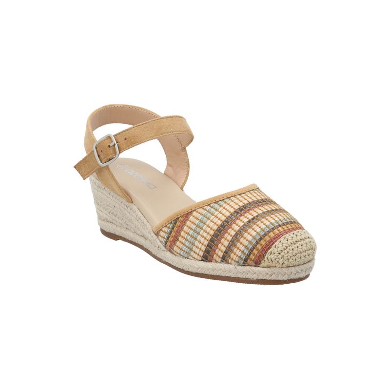 AZALEIA - Alpargata Mujer Cedrina Beige Multi AZALEIA