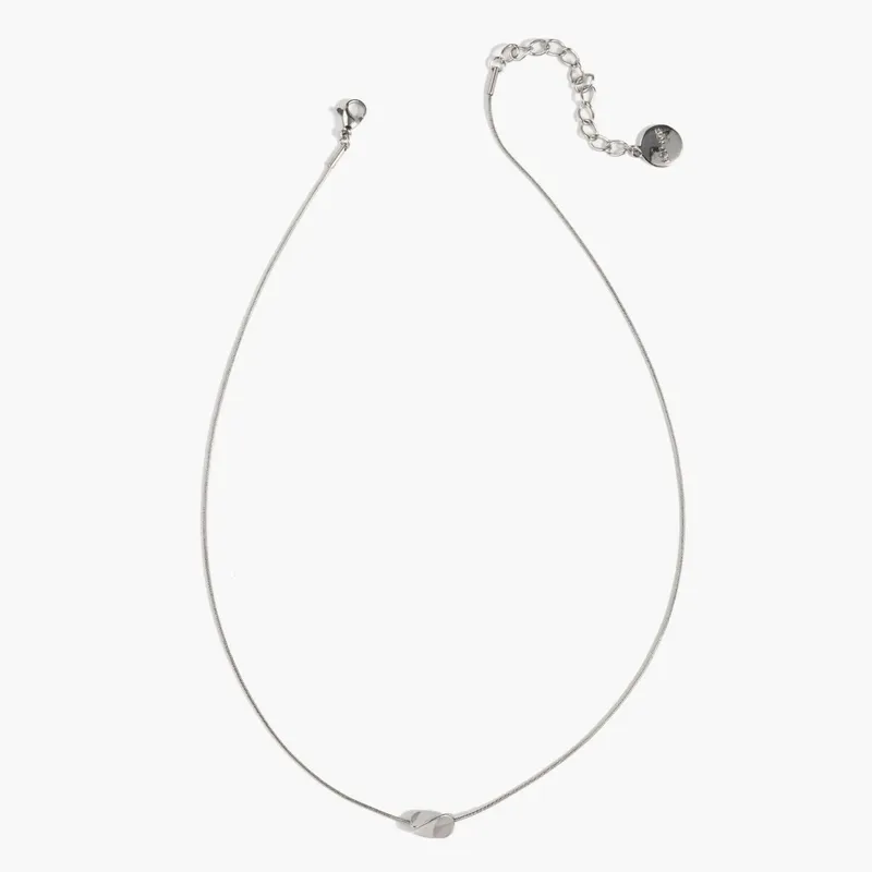 LOUNGE - Collar Mujer Acero Inoxidable Ondulado