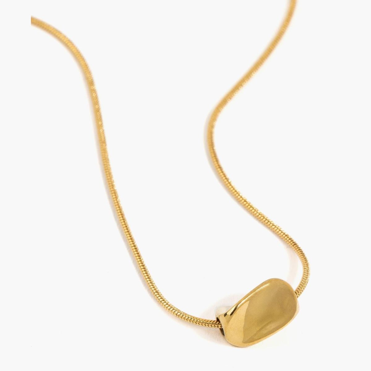 LOUNGE - Collar Mujer Acero Inoxidable Ondulado