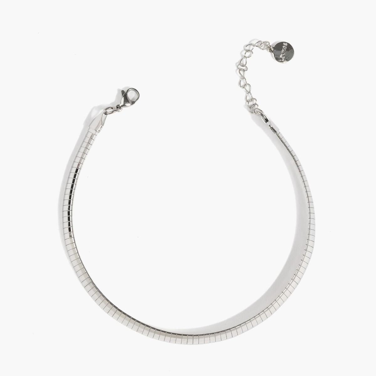 LOUNGE - Collar Mujer Acero Inoxidable Choker Textura