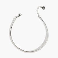 Collar Mujer Acero Inoxidable Choker Textura