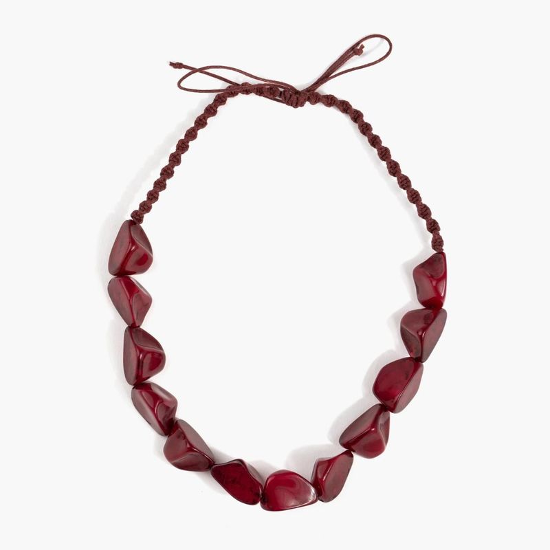 LOUNGE - Collar Mujer Piedras Grandes Irregulares