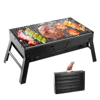 Parrilla A Carbón Bbq Portátil Parrillera Asador 36cm Plegable
