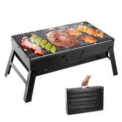 IRM - Parrilla A Carbón Bbq Portátil Parrillera Asador 36cm Plegable