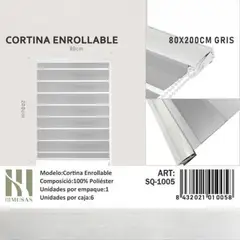 ANGELES DEL HOGAR - CORTINA ROLLER DIA Y NOCHE 80X200 CM