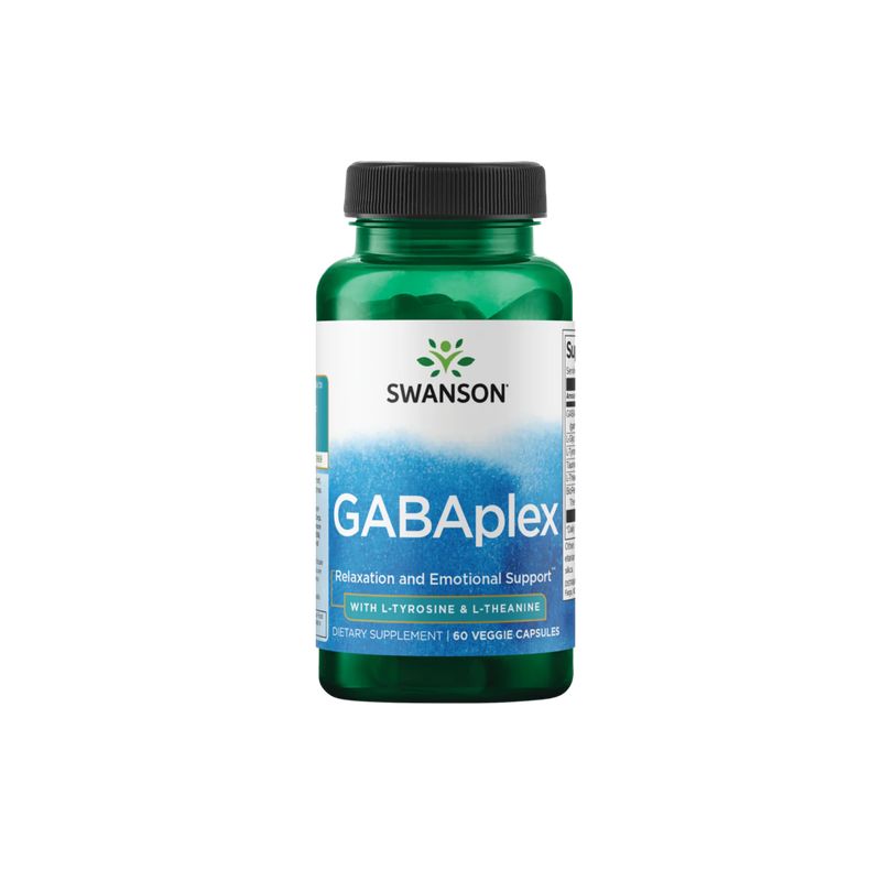 SWANSON - Swanson Gabaplex with L-Tyrosine & L-Theanine 60 Veg Caps