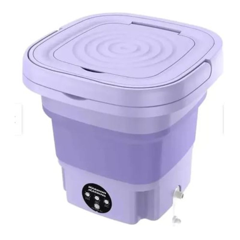 GENERICO - Mini Lavadora plegable para el hogar 8 Litros