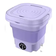 GENERICO - Mini Lavadora plegable para el hogar 8 Litros