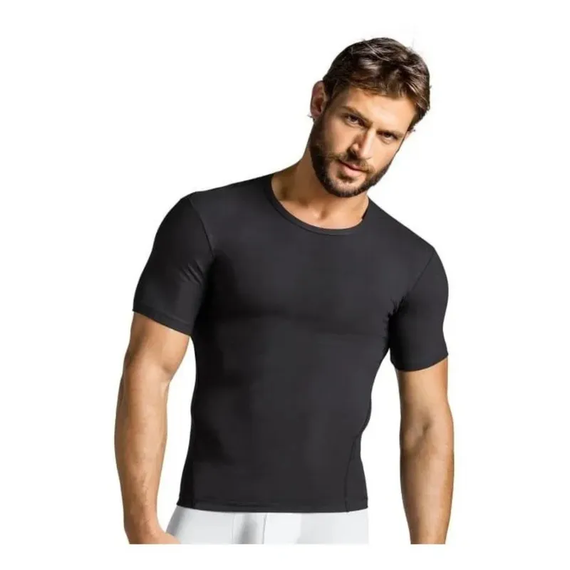 MPROPIA - Polera Compresión Hombre Faja Camiseta Reductora Hombre 779
