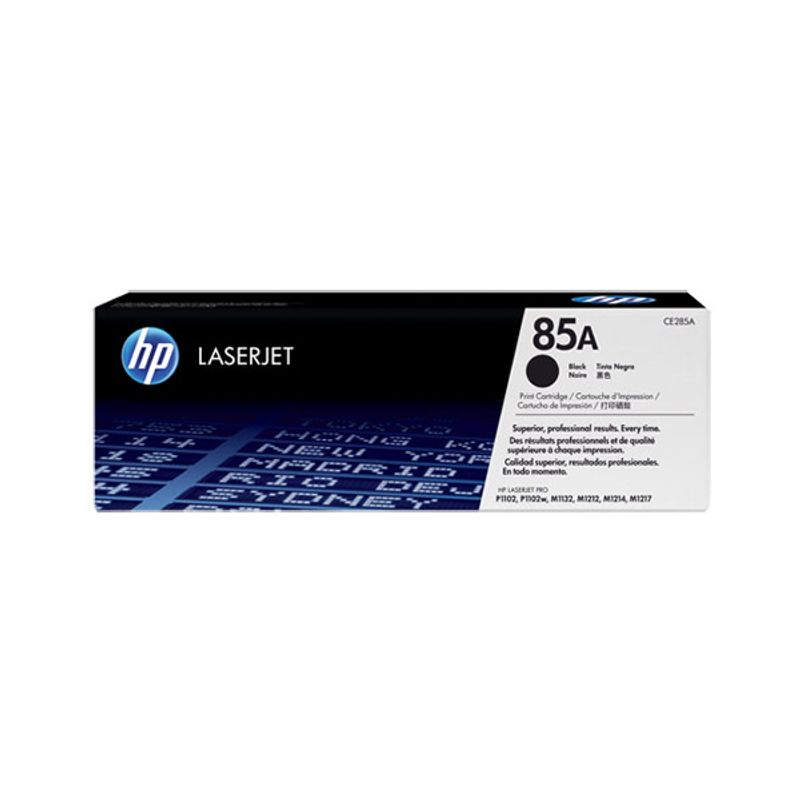 HP - Tóner HP 85A CE285A color negro